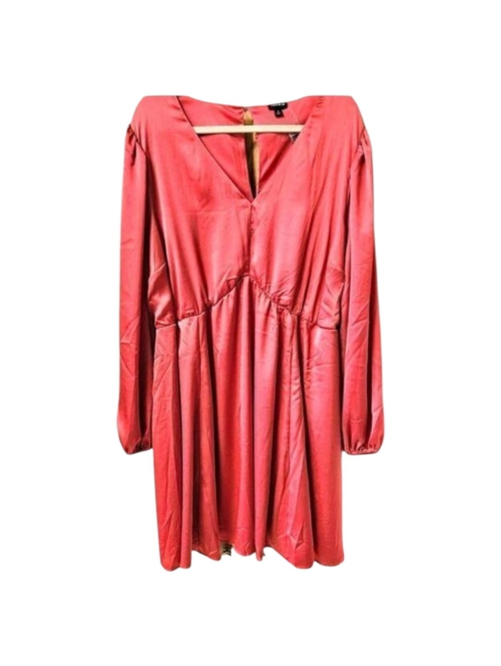 TORRID 4X mini bubble charmeuse babydoll dress with Pockets NWT - Picture 2 of 14